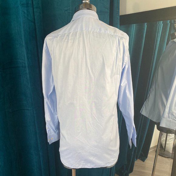 Burberry Mens Casual Button Down Shirt Blue - Picture 5 of 9